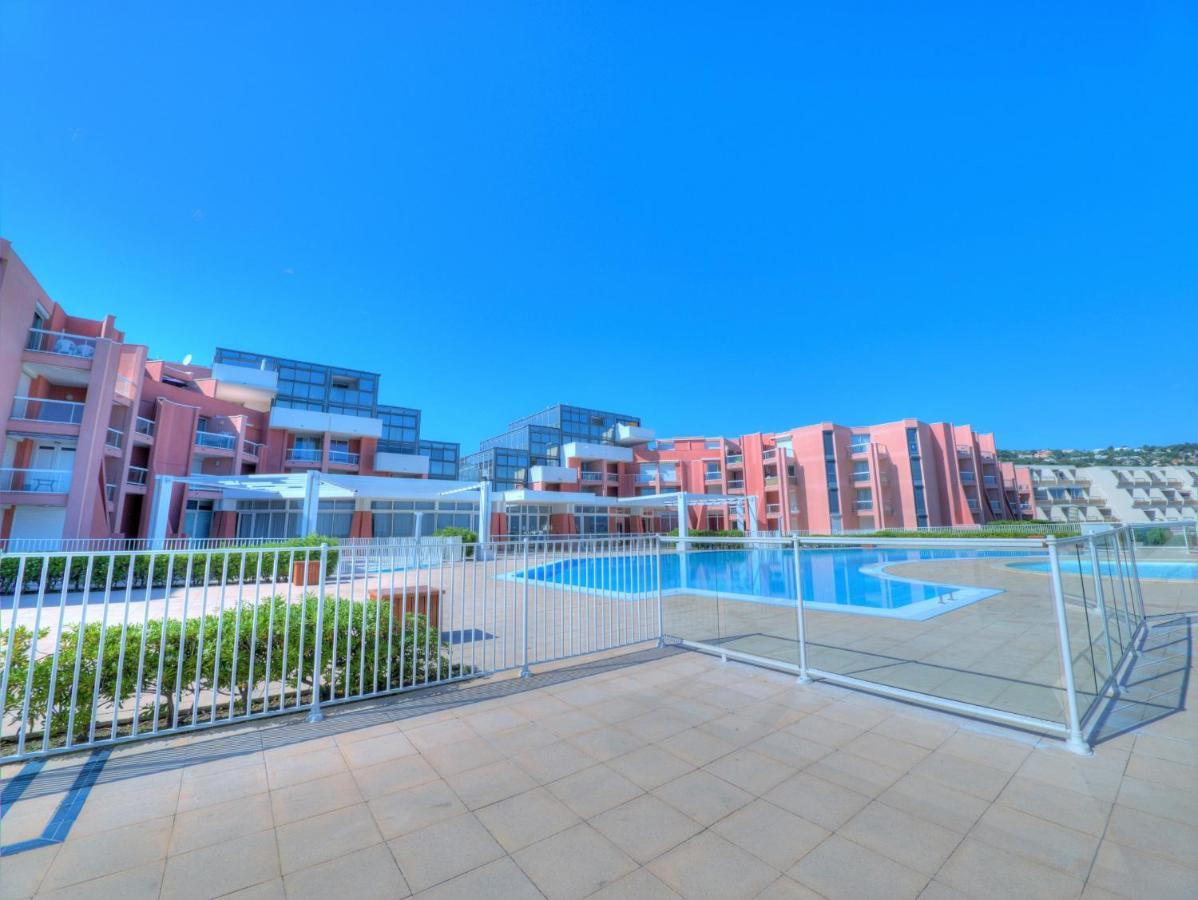Studio 4 Pers, Pkg, 1Ere Ligne Mer, Piscine, Tennis 塞特港 外观 照片